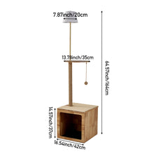 Load image into Gallery viewer, 2-in-1 Cat Climbing Frame Floor Lamp