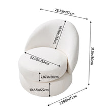 Load image into Gallery viewer, Chic Upholstered Swivel Chair