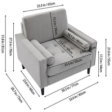 Load image into Gallery viewer, Premium Single Seater Armchair & Compact Sofa Collection