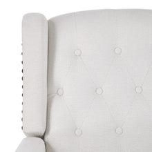 Load image into Gallery viewer, Pushback Reclining Chair Armchair with Footstool