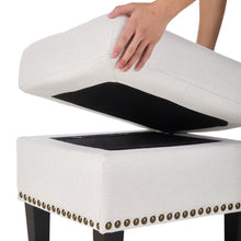 Load image into Gallery viewer, Pushback Reclining Chair Armchair with Footstool