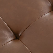 Load image into Gallery viewer, Square PU Leather Upholstered Storage Ottoman with Lift-Top & Flip Design
