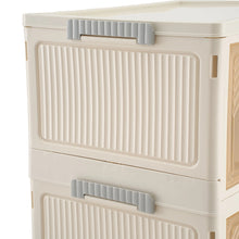 Load image into Gallery viewer, 6-Tier Foldable Shoe Cabinet with Wheels