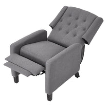 Load image into Gallery viewer, Single Upholstered Sofa Pushback Recliner Chair Armchair