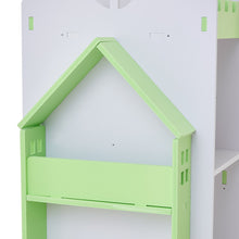 Load image into Gallery viewer, 4-Tier Castle Kids Rotating Bookshelf