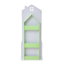 Load image into Gallery viewer, 4-Tier Castle Kids Rotating Bookshelf