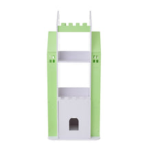 Load image into Gallery viewer, 4-Tier Castle Kids Rotating Bookshelf