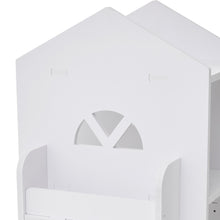 Load image into Gallery viewer, 4-Tier Castle Kids Rotating Bookshelf