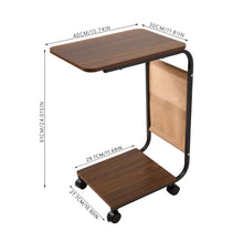 Load image into Gallery viewer, C-Shaped Side Table with Storage Bag