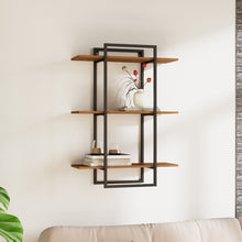 Load image into Gallery viewer, 3-Tier Modern Wall-Mounted Shelves Floating Shelves