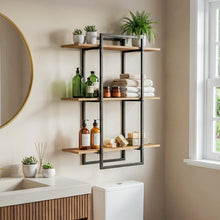Load image into Gallery viewer, 3-Tier Modern Wall-Mounted Shelves Floating Shelves