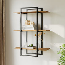 Load image into Gallery viewer, 3-Tier Modern Wall-Mounted Shelves Floating Shelves