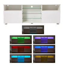 Load image into Gallery viewer, TV Stand with RGB LED Lights