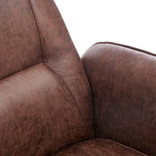 Load image into Gallery viewer, Retro-style Office Chair with Armrests and Casters