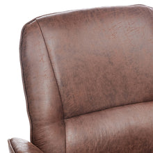 Load image into Gallery viewer, Retro-style Office Chair with Armrests and Casters