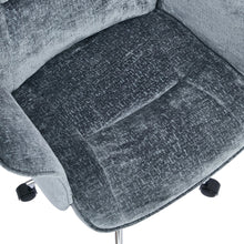 Load image into Gallery viewer, Retro-style Office Chair with Armrests and Casters