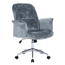 Load image into Gallery viewer, Retro-style Office Chair with Armrests and Casters