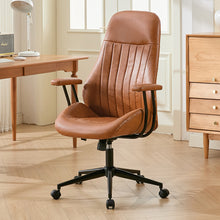 Load image into Gallery viewer, Mid-Century Modern Office Chair with Casters