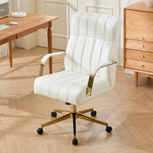 Load image into Gallery viewer, PU Leather Office Chair with Castors