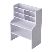 Load image into Gallery viewer, White Desktop Storage Shelf