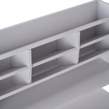 Load image into Gallery viewer, White Desktop Storage Shelf