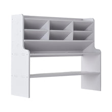 Load image into Gallery viewer, White Desktop Storage Shelf