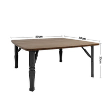 Load image into Gallery viewer, Contemporary Square Wooden Folding Coffee Table Coffee Tables Living and Home