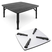 Load image into Gallery viewer, Contemporary Square Wooden Folding Coffee Table Coffee Tables Living and Home