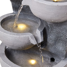 Load image into Gallery viewer, Solar-Powered Water Fountain Outdoor Gardening Decor