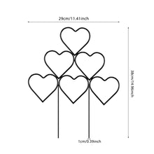 Load image into Gallery viewer, 3Pcs Heart-Shaped Stackable Plant Climbing Trellises
