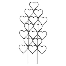 Load image into Gallery viewer, 3Pcs Heart-Shaped Stackable Plant Climbing Trellises