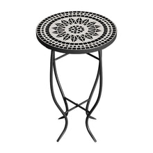 Load image into Gallery viewer, Outdoor Mosaic Accent Side Table Plant Stand