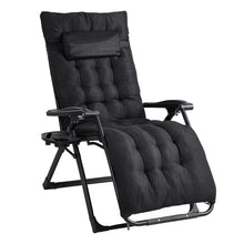 Load image into Gallery viewer, Zero Gravity Outdoor Recliner with Seat Cushion & Headrest