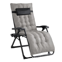 Load image into Gallery viewer, Zero Gravity Outdoor Recliner with Seat Cushion & Headrest