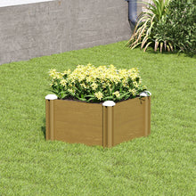 Load image into Gallery viewer, Plastic Wood-Grain Raised Garden Bed Planter