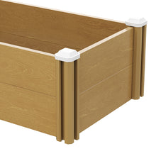 Load image into Gallery viewer, Plastic Wood-Grain Raised Garden Bed Planter
