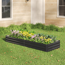 Load image into Gallery viewer, Outdoor Rectangular Metal Raised Garden Bed