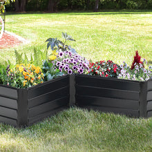 Load image into Gallery viewer, Outdoor Metal L-Shaped Raised Garden Bed
