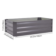 Load image into Gallery viewer, 2PCS Galvanised Steel Raised Garden Beds