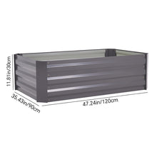 Load image into Gallery viewer, 2PCS Galvanised Steel Raised Garden Beds