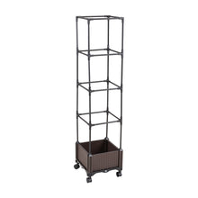 Load image into Gallery viewer, Raised Garden Bed Planter Box with Trellis and Wheels