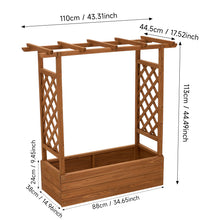 Load image into Gallery viewer, Raised Garden Bed with Integrated Trellis and Overhead Slats