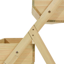 Load image into Gallery viewer, 3-Tier Wooden Planter Box with Drainage Holes