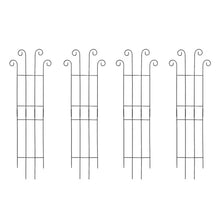 Load image into Gallery viewer, 4-Pack Outdoor Metal Trellis Set for Climbing Plants