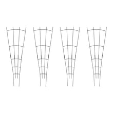Load image into Gallery viewer, 4-Pack Outdoor Metal Trellis Set for Climbing Plants
