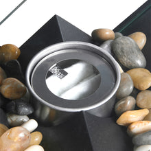 Load image into Gallery viewer, Electric Fireplace Glass Burning LED Flame Stove Fire Heater Tabletop Fire Pit