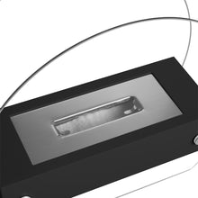 Load image into Gallery viewer, Electric Fireplace Glass Burning LED Flame Stove Fire Heater Tabletop Fire Pit