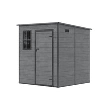 Load image into Gallery viewer, 6 x 6FT Outdoor Plastic Garden Storage Shed