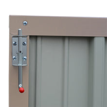 Load image into Gallery viewer, Large Galvanized Steel Lockable Apex Metal Shed