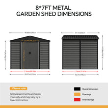 Load image into Gallery viewer, Outdoor Garden Storage Shed